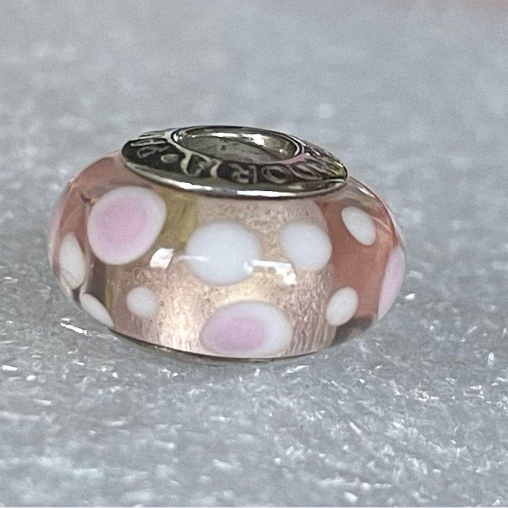 Pandora Murano Glass Pink Bubbles Bead Charm
